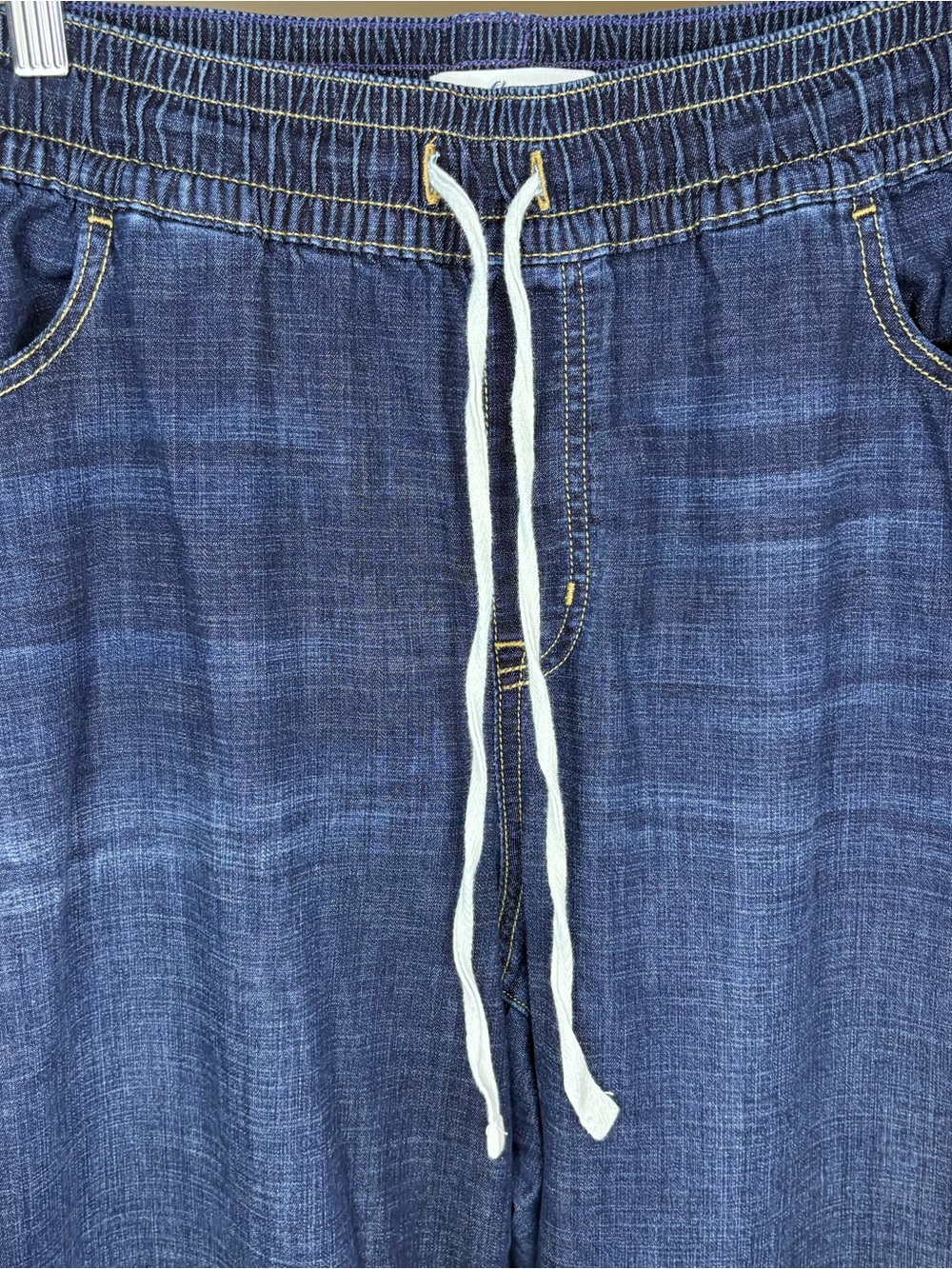 Lane Bryant Dark Blue Drawstring Wide Leg Pants Size 18 - Picture 4 of 7